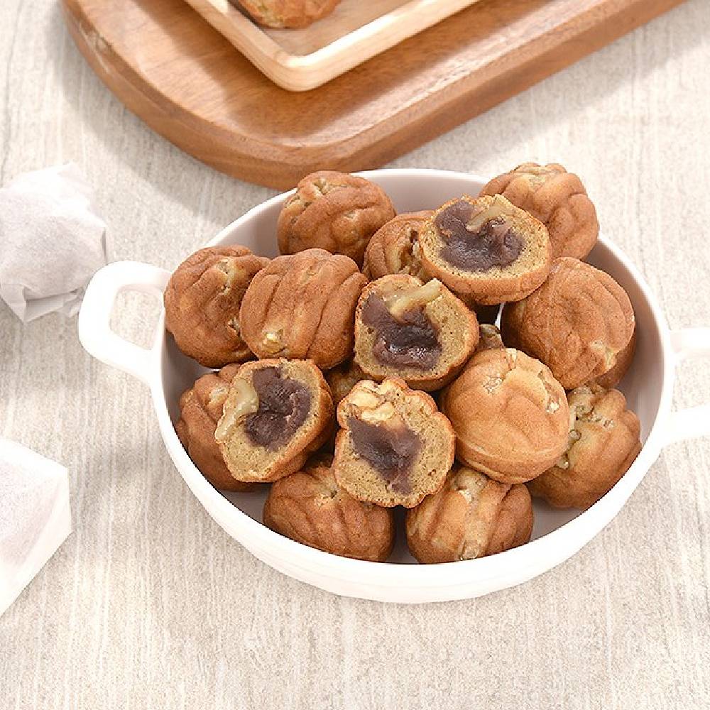 통팥앙금 부모님 아이들간식 국산 찰보리 호두과자 15g x36개입 이미지 6