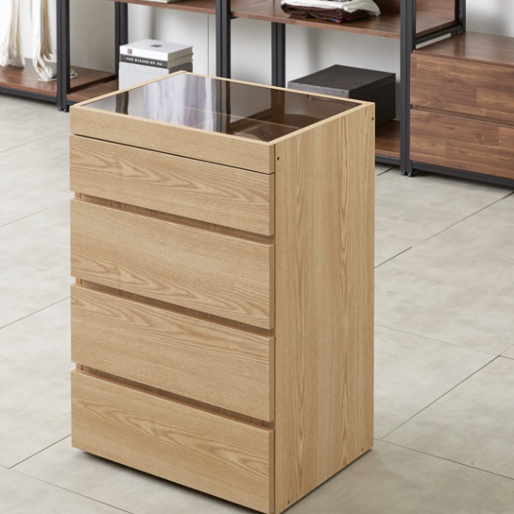 악세사리 서랍장 빈티지 서랍장 갤러리 넥타이 안방 유리 투명 서랍장