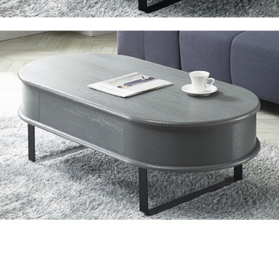 타원형 리프트 테이블 1200 높은 쇼파 테이블 기능성 거실 테이블
