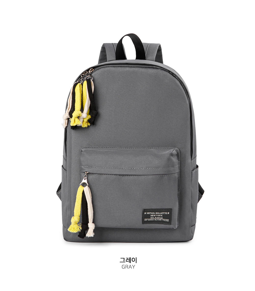 가벼운 캐주얼 백팩 여학생 여고생 여중생 학교 학원 책가방 중 고등학교 대학교 백팩 가방 - 상세 이미지 4