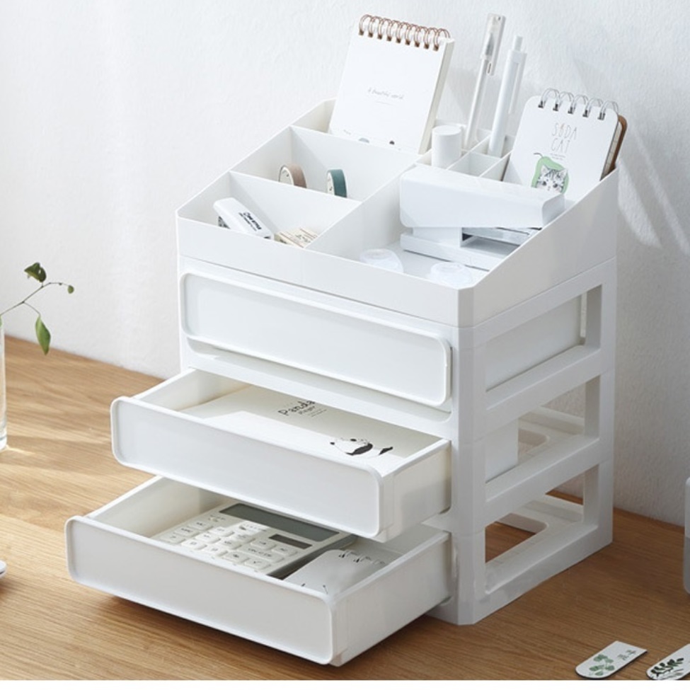 책상위수납장 지류함 작은서랍장 좁은공간수납장 2단