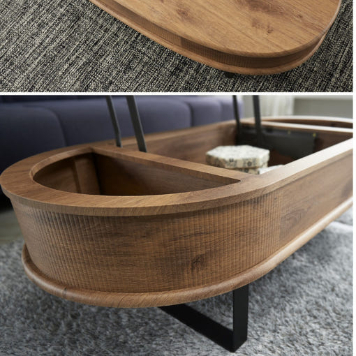 타원형 리프트 테이블 1200