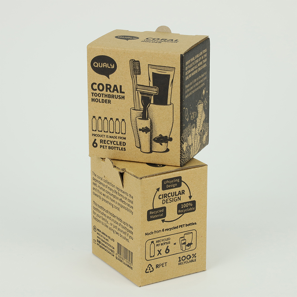 퀄리 코랄 칫솔꽂이
