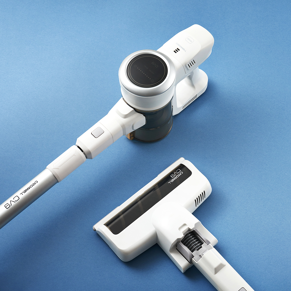 캐치웰 무선청소기 CV9 셀프스탠딩 텔레스코프 장착