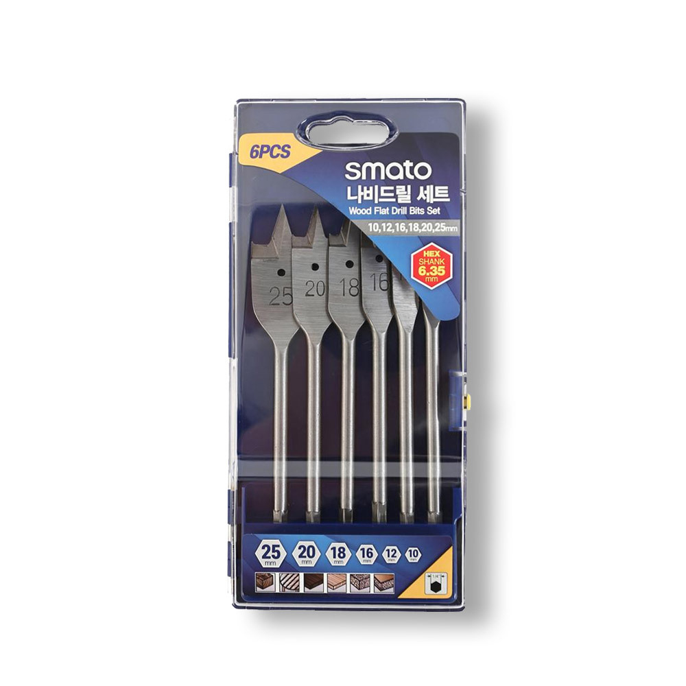 스마토 나비드릴 6PCS 355-3141 - 상품 이미지