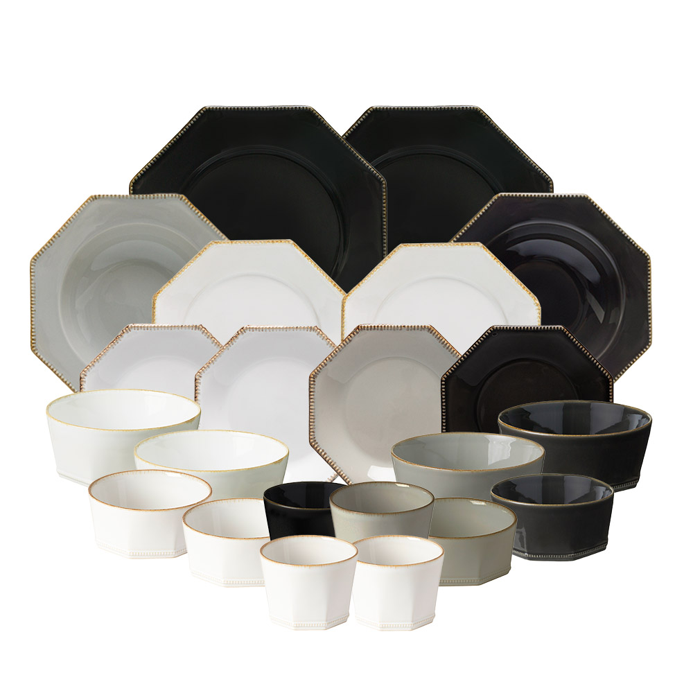 코스타노바 루지아 4인 홈세트 그릇세트 신혼 혼수그릇 22p