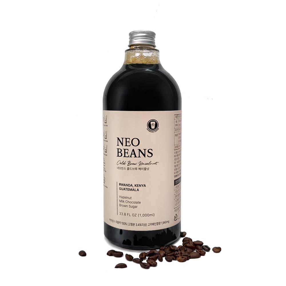 네오빈스 헤이즐럿 콜드브루 더치커피 원액 1000ml 액상커피 에스프레소 아메리카노 - 상세 이미지 4