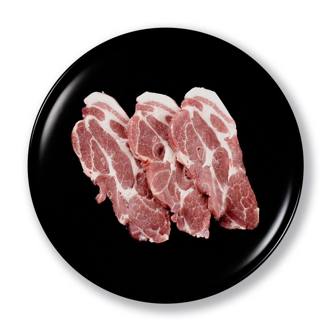 한돈 돼지고기 모음 - 삼겹살, 목살, 등갈비 500g, 유아식 구이, 수육, 바베큐, 스테이크, 캠핑, 나들이 - 상세 이미지 3