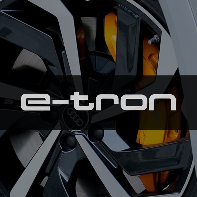 아우디 이트론 e-tron 캘리퍼스티커 데칼 80x9mm - 상품 이미지