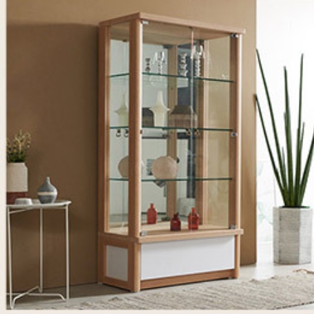 엔틱 유리 장식장 트로피 진열장 수석장식장 상패진열장 800