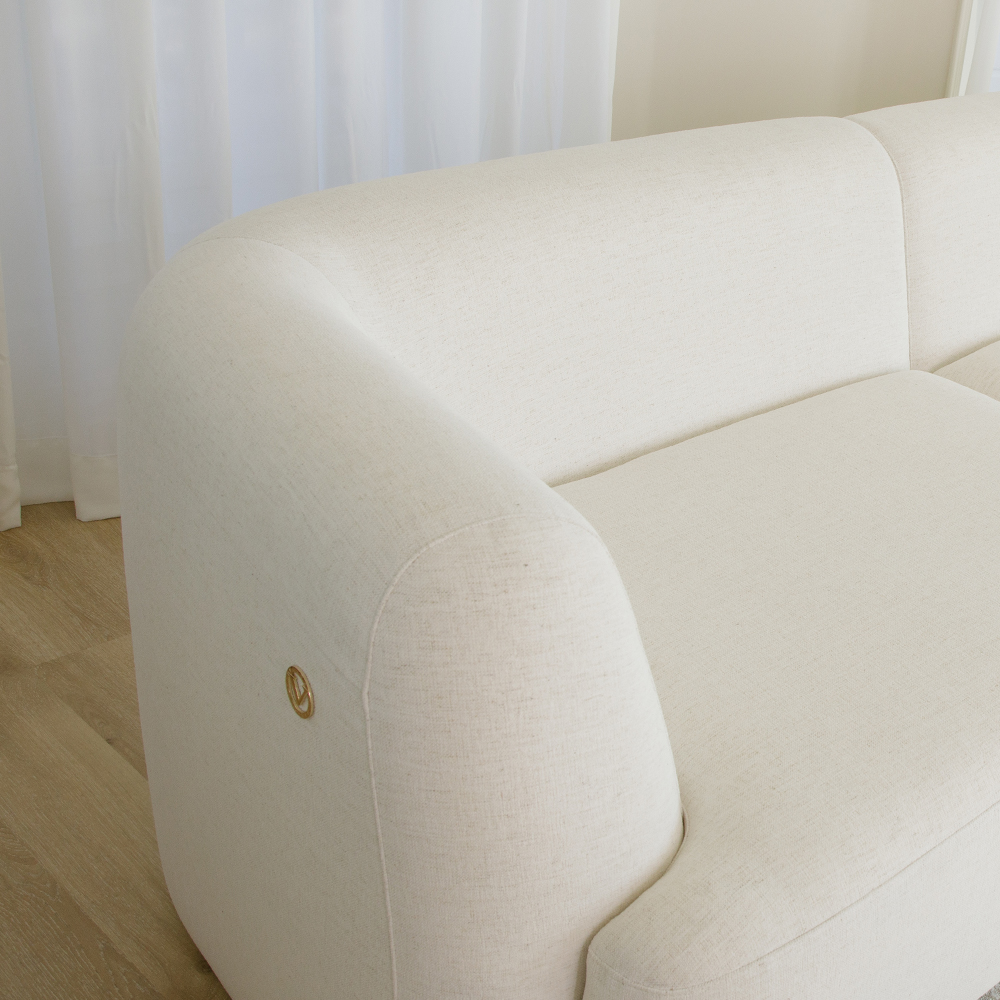 반트 마네모네 린넨 패브릭 3.5인용 오픈카우치 모듈 소파