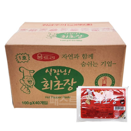 움트리 실장님 회초장(100g X 40개입) 1박스