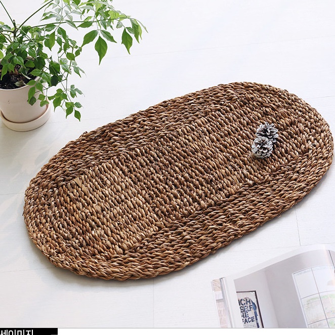 나무 테이블보 라탄 식탁보 빈티지 테이블 커버 1인용 식탁보 매트