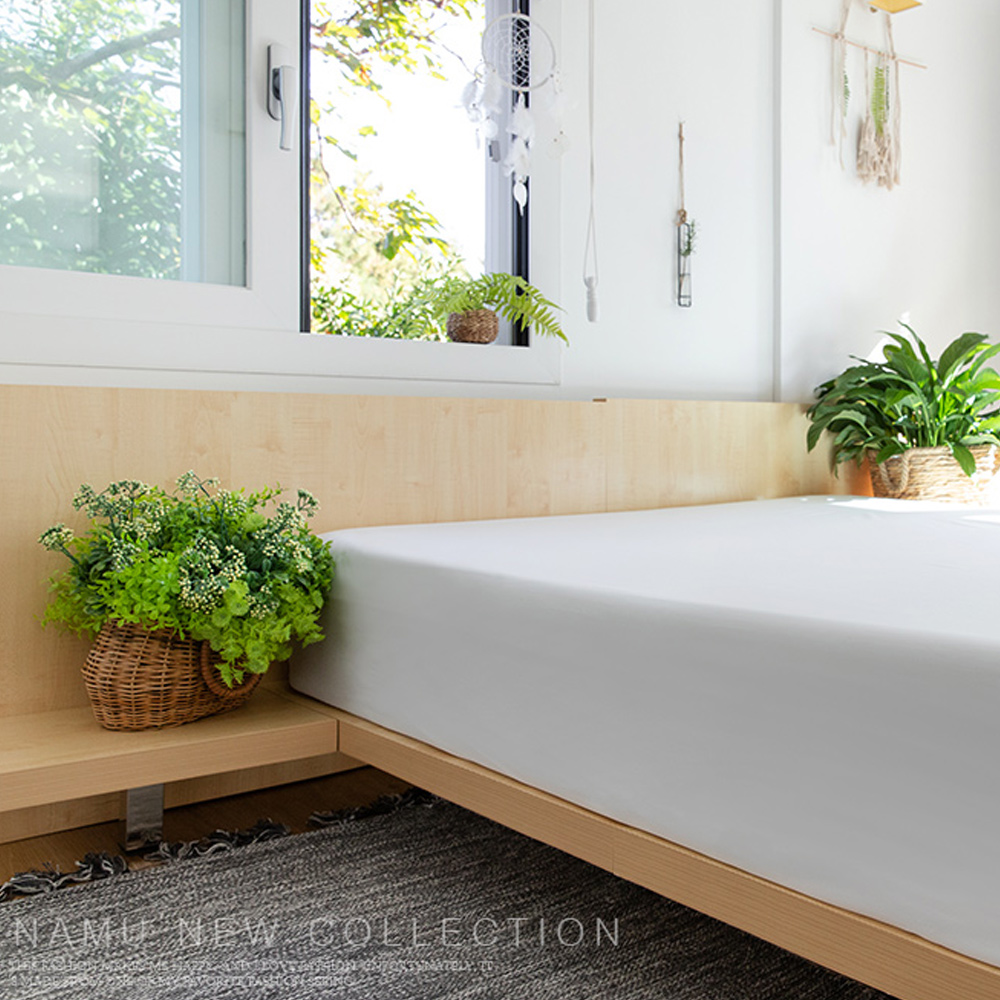 100수 850T 고밀도 매트리스 커버 화이트 / 맞춤제작