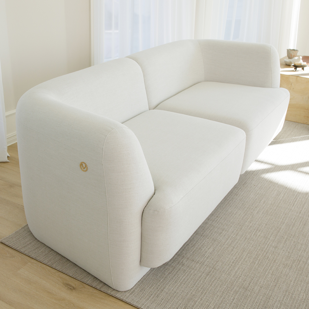 반트 마네모네 린넨 패브릭 모듈 3.5인용 소파