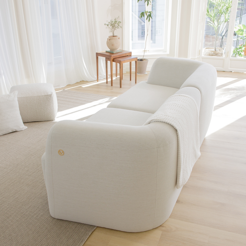 반트 마네모네 린넨 패브릭 모듈 3.5인용 소파