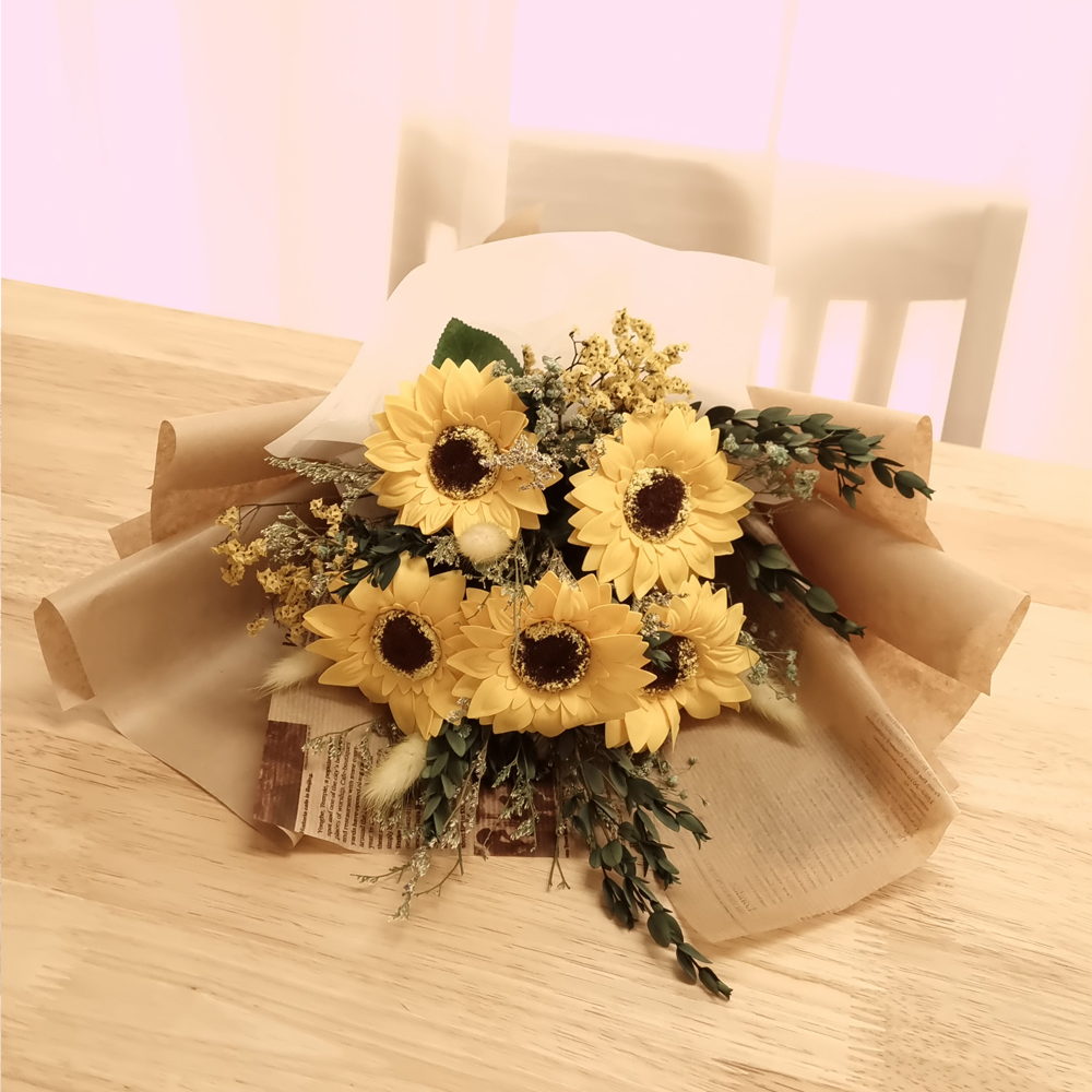 졸업식꽃다발 비누꽃 선물 졸업 꽃다발 학예회 발표회 보라장미 대표 이미지