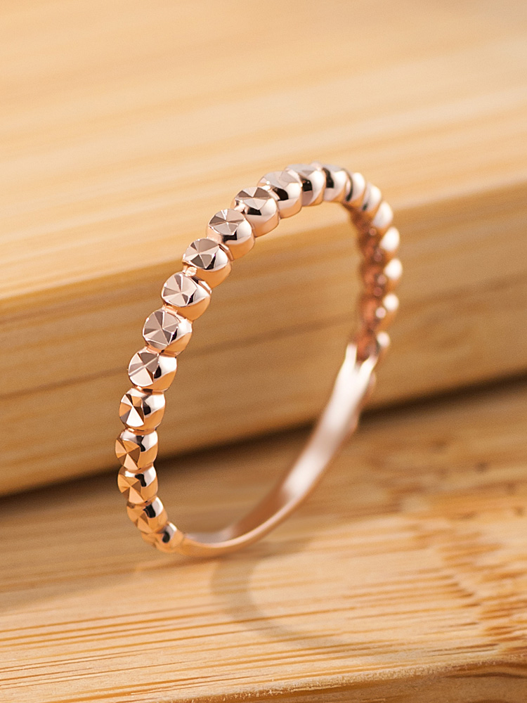 14K18K 델로크러쉬 여자 금반지 컷팅 데일리