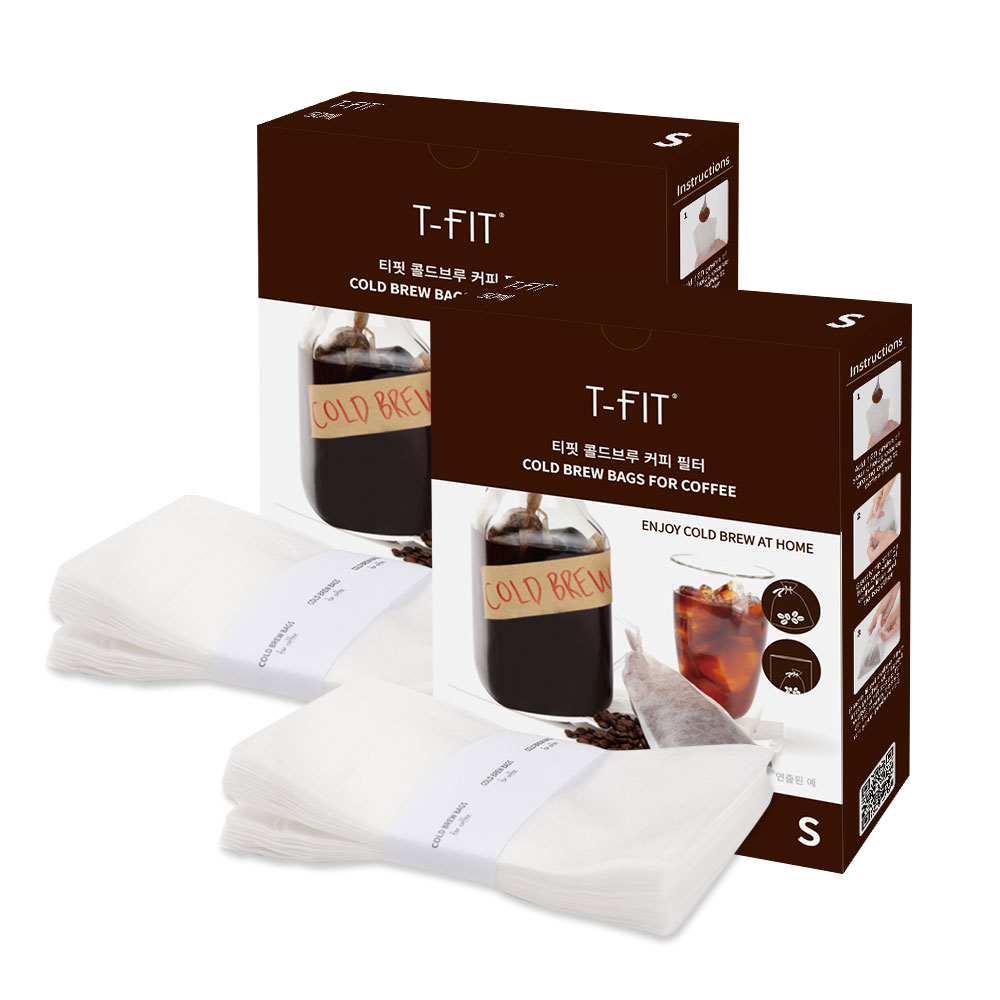 갓성비로 더치커피 즐기기 콜드브루 커피필터 소형 50매, 2개