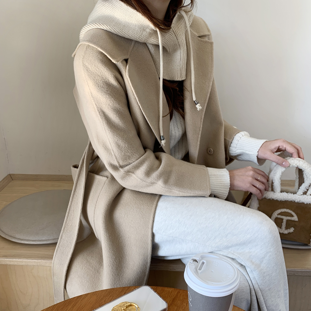 데일리 남자 여자 바라클라바 겨울 후드 넥워머 방한 니트 바라클라바 발라클라바 - 상세 이미지 5