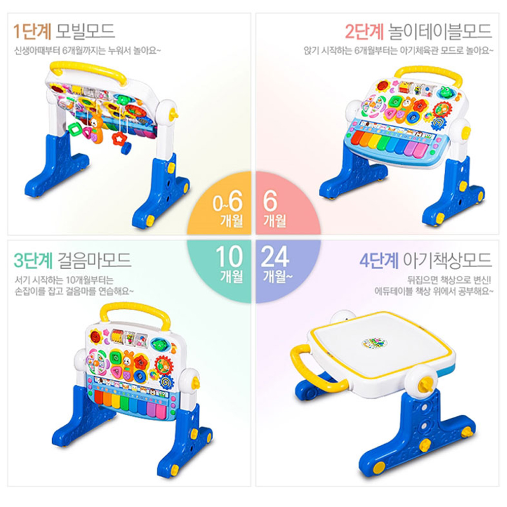 코니스 에듀테이블 4 6 7 8 개월 아기 장난감 국민 육아템