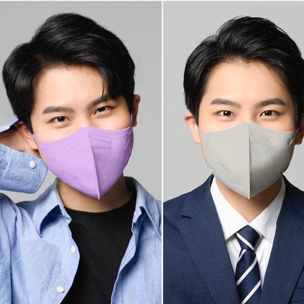 핑크색 마스크 10매 여성용 마스크 사무실 헬스장 마스크 중형 - 상세 이미지 4