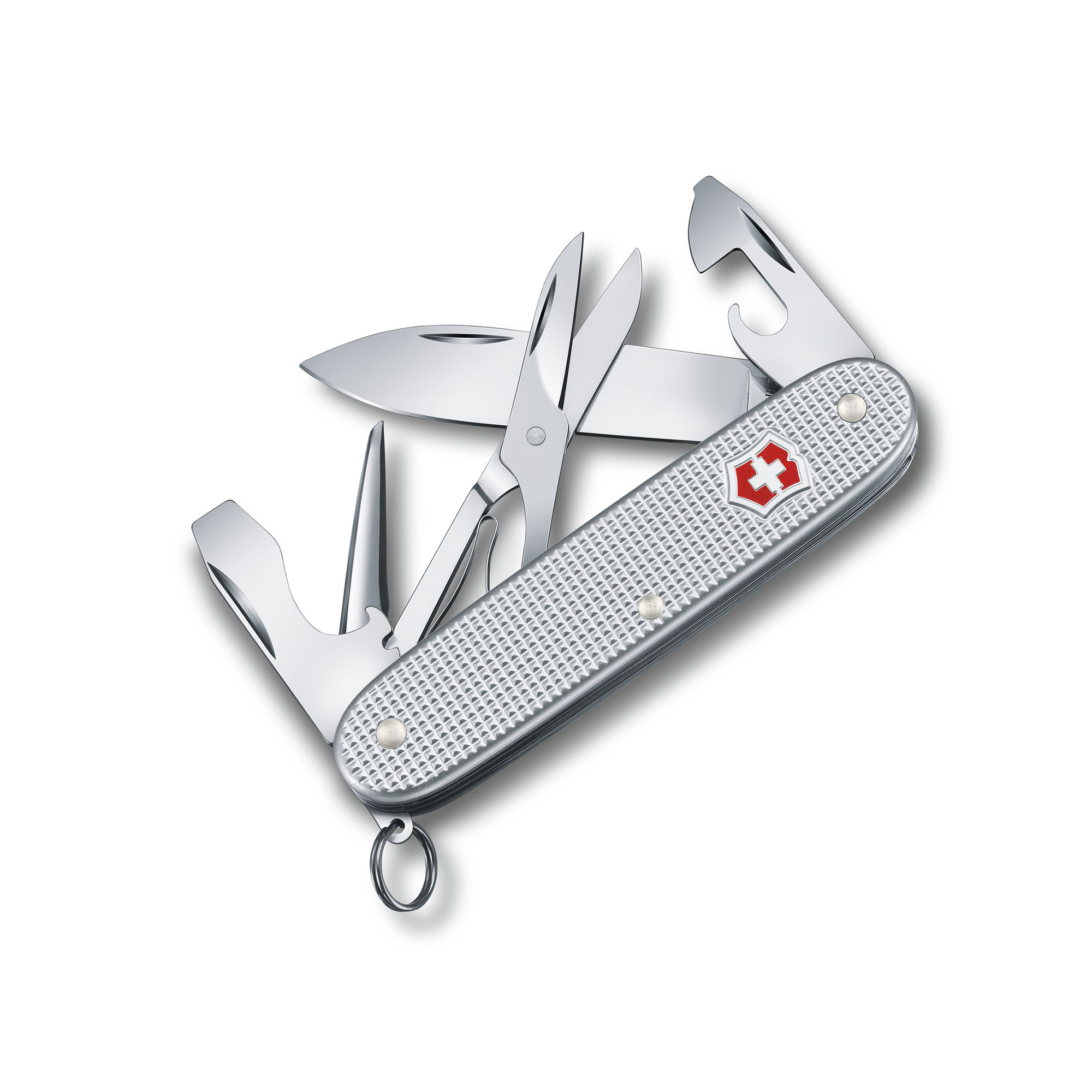 빅토리녹스 파이오니어 엑스 알록스 93mm 미디움 포켓 스위스 아미 나이프 실버 0.8231.26