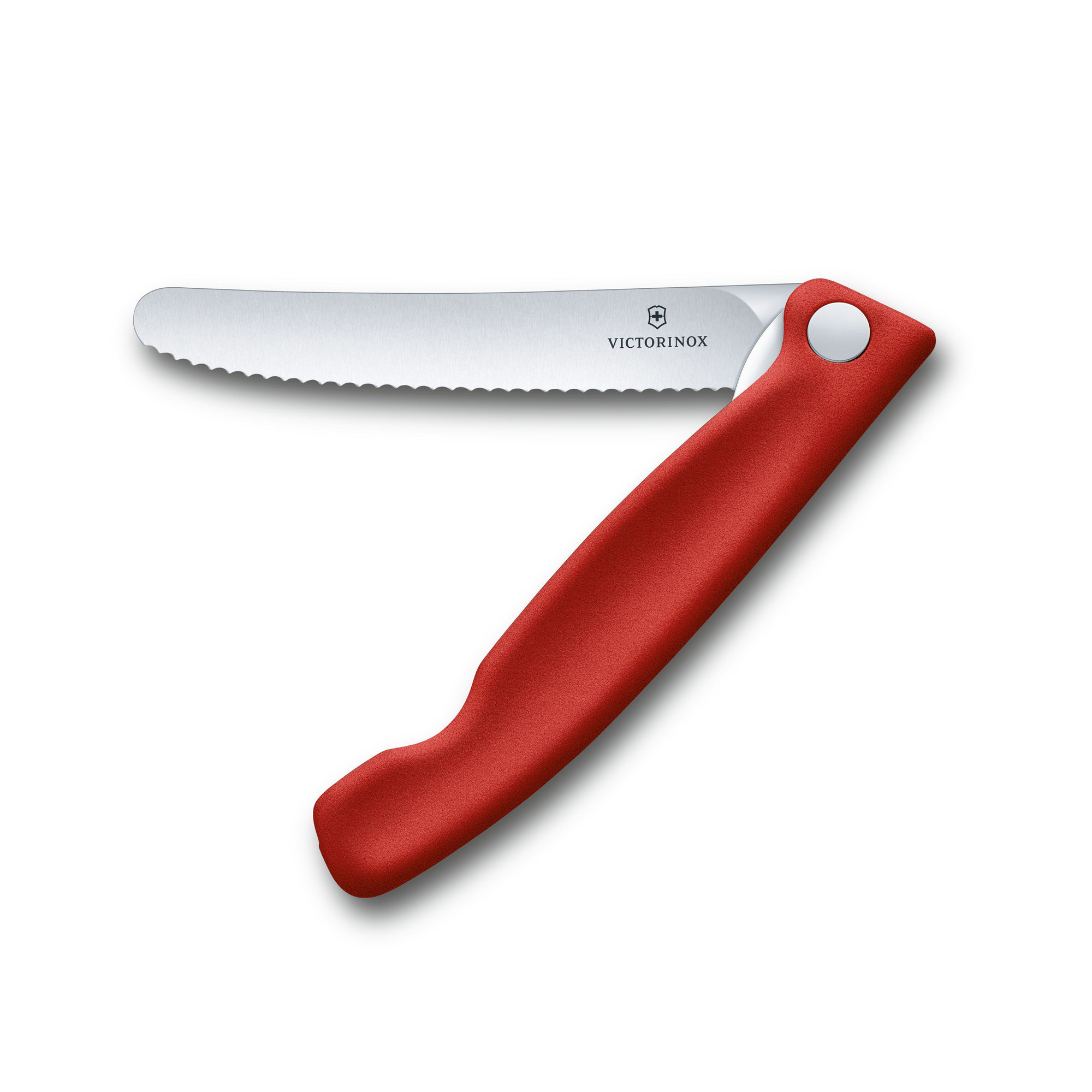 빅토리녹스 스위스 클래식 커트러리 물결 날 접이식 과도 페어링 나이프 - 11cm 레드 6.7831.FB - 메인 이미지