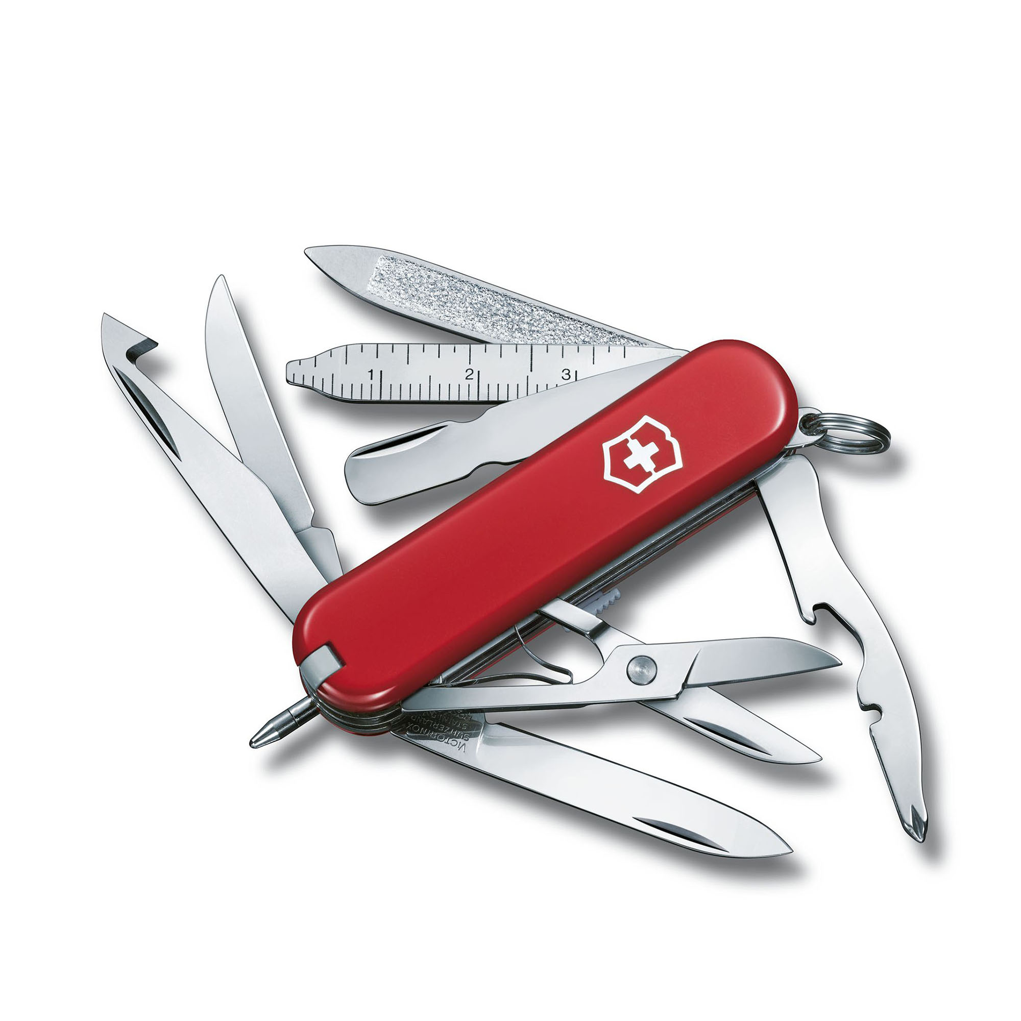 빅토리녹스 미니 챔프 58mm 스몰 포켓 스위스 아미 나이프 레드 0.6385