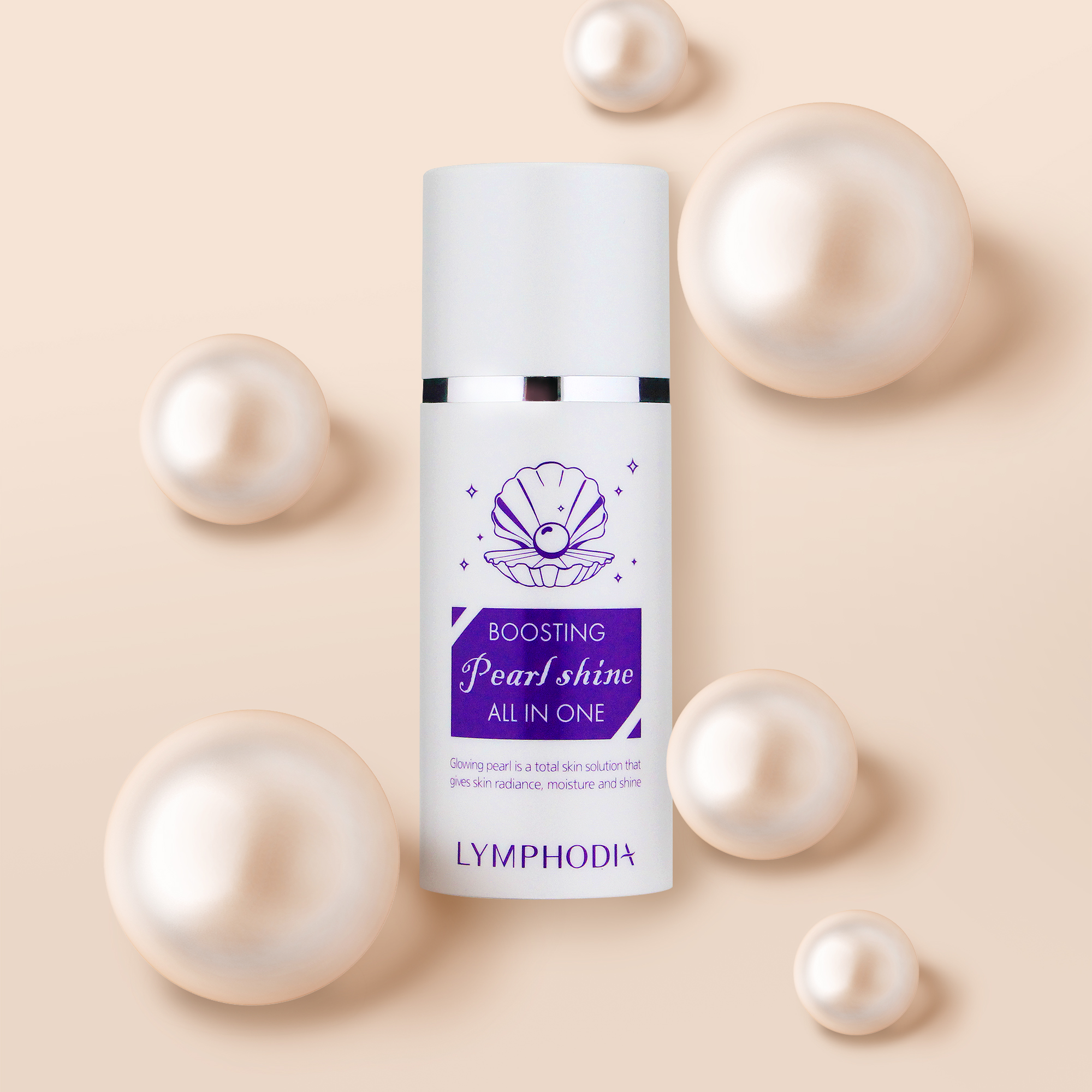 림포디아 펄샤인 올인원 미백 부스팅 크림 진주 크림 100ml - 상품 이미지