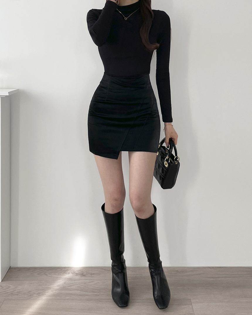 [퀄리티굿 기본템] 반목 반폴라 슬림핏 찰랑 부들 쫀쫀 베이직 긴팔 티셔츠 상세 이미지 33