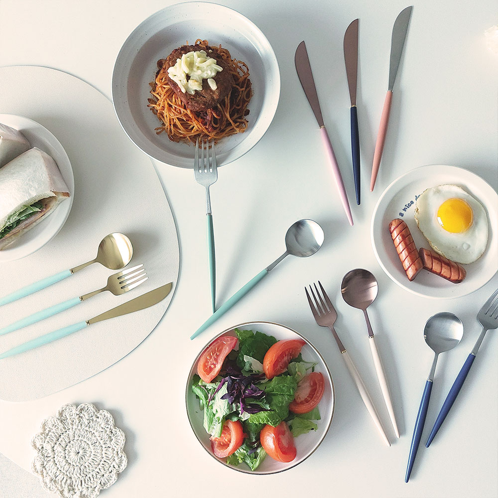 보겐에펠 한식수저세트 숟가락 젓가락 포크 나이프 예쁜수저세트 국내생산 - 상세 이미지 4
