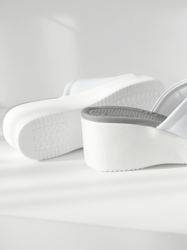 여성 사무실슬리퍼 쿠션 통굽 키높이 발편한슬리퍼