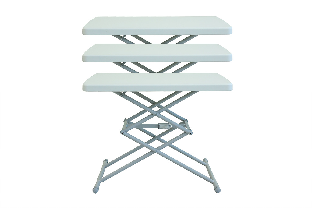 브로몰딩테이블 6645 7150 접이식 간이 테이블 높이조절