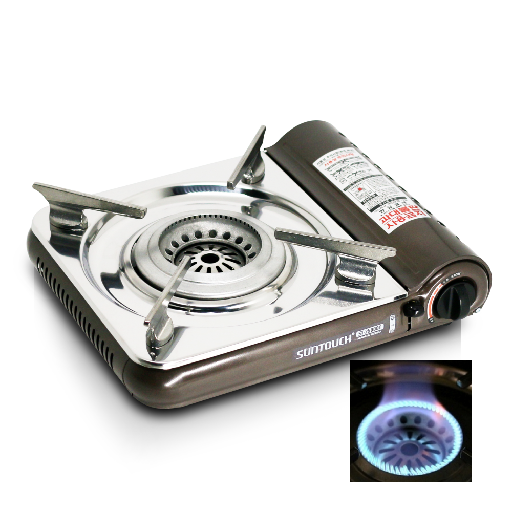 고화력 가스버너 가정용 휴대용가스렌지 내연식 식당용 캠핑 썬터치 버너 25000