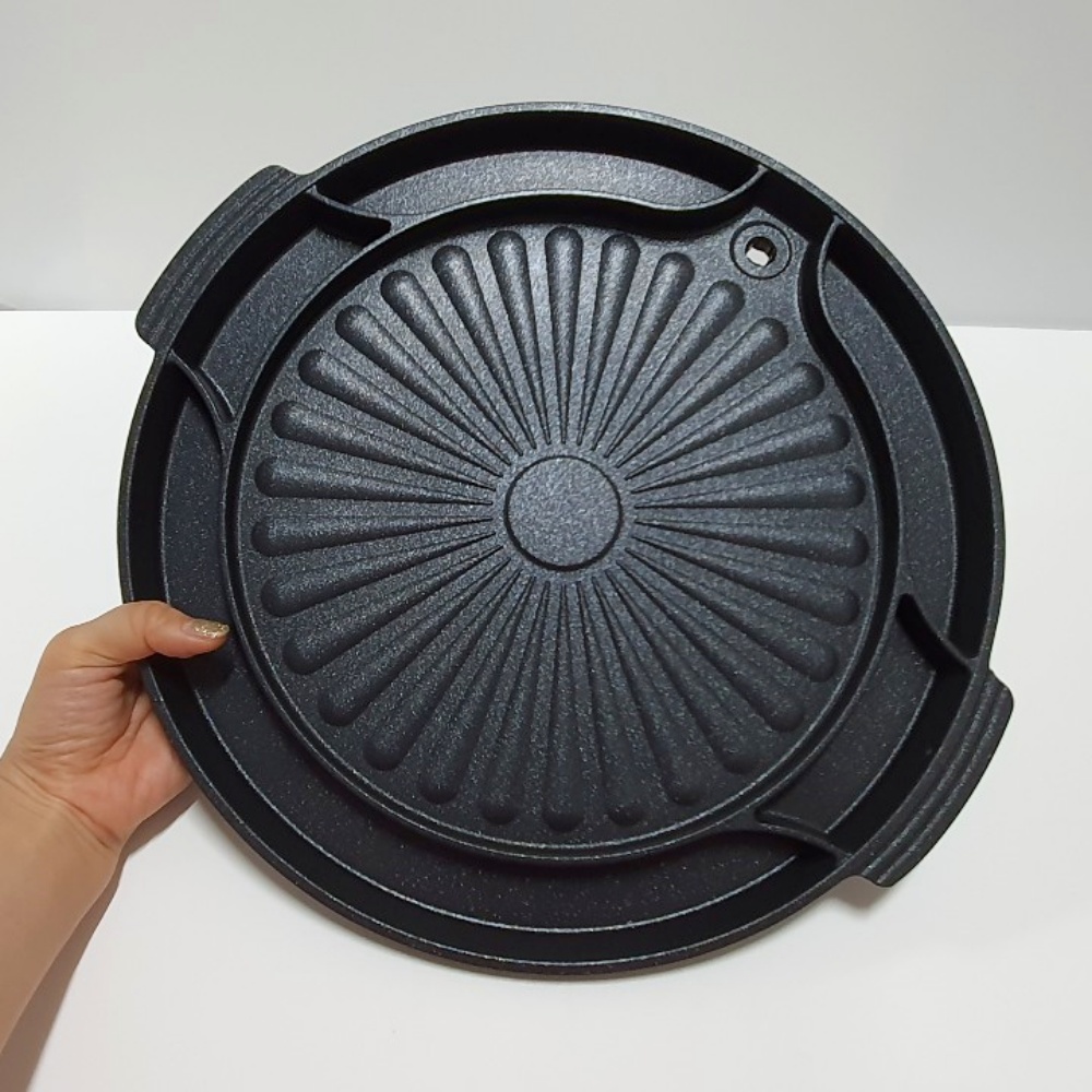 마포갈매기 불판 계란찜 캠핑 가정용 멀티원형 소고기 대형 그릴 썬터치 기름빠지는 고기불판