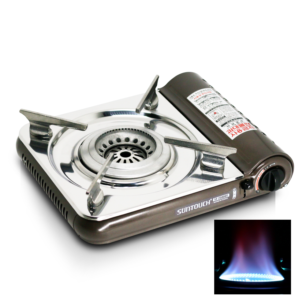 고화력 가스버너 가정용 휴대용가스렌지 내연식 식당용 캠핑 썬터치 버너 25000