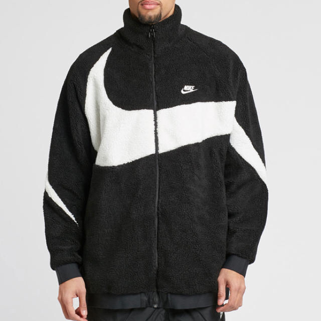 국내매장판 나이키 빅스우시 양면 후리스 블랙 검흰