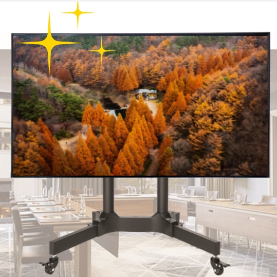 대형 이동식 tv 스탠드 대형 모니터 거치대 