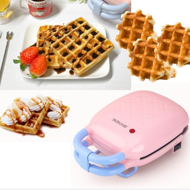 전기 와플 팬 미니 와플 기계 업소용 크로플 기계