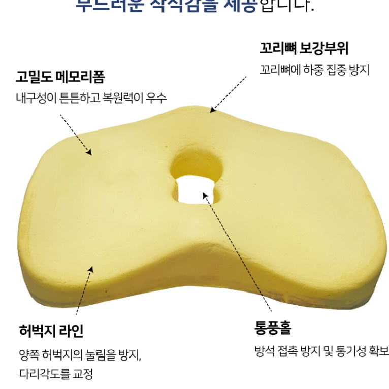높은 방석 푹신한 운전 방석 운전자 자동차 키높이 방석