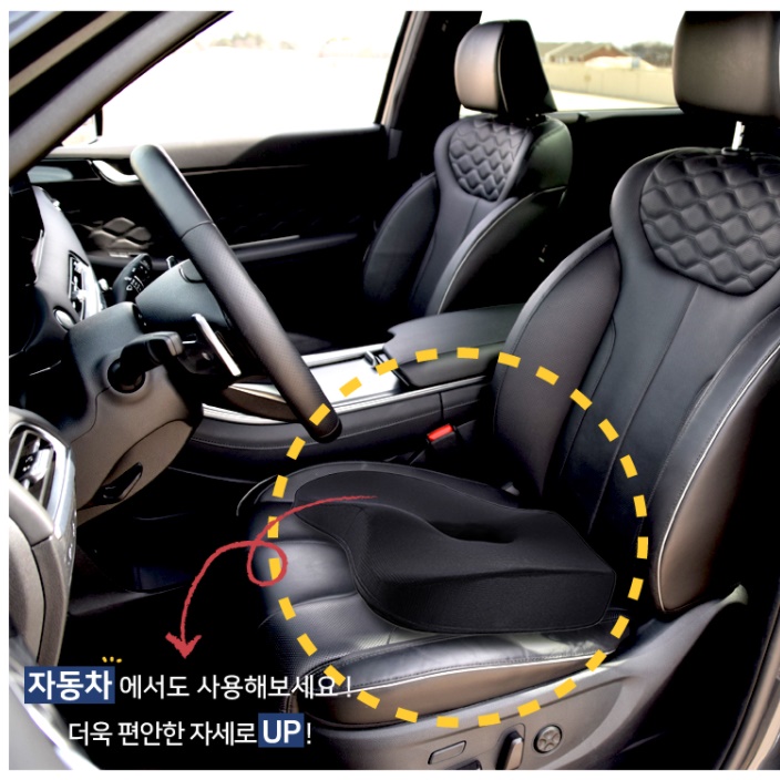 높은 방석 푹신한 운전 방석 운전자 자동차 키높이 방석