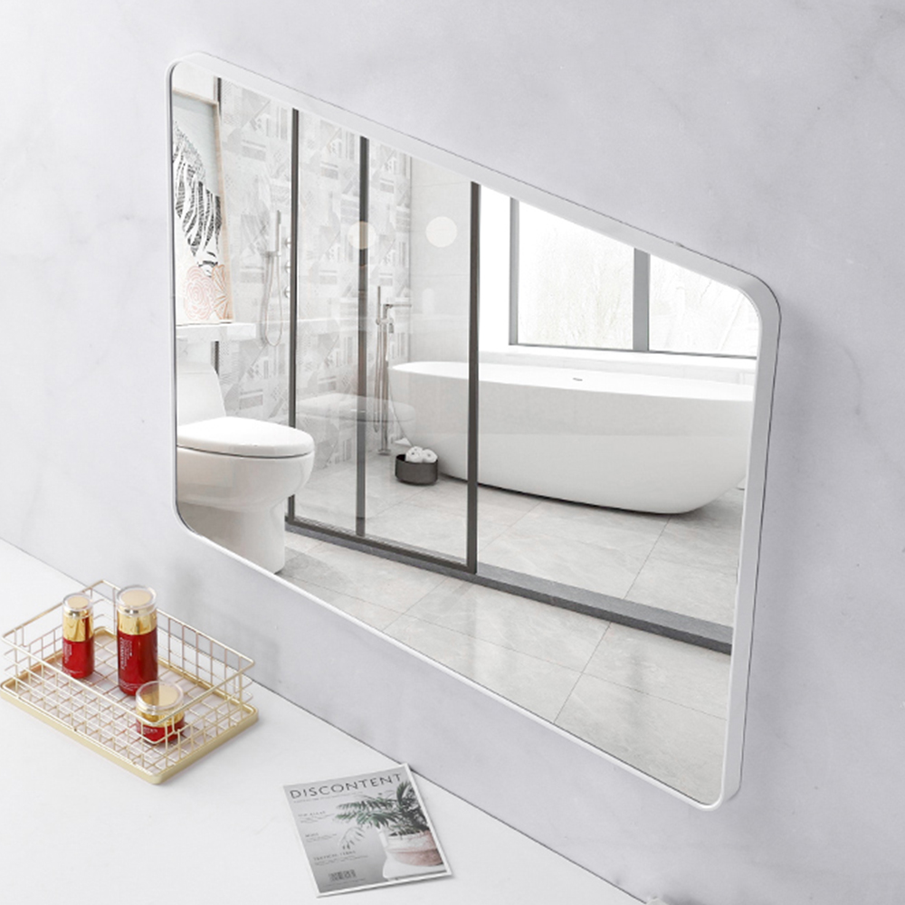 무타공 붙이는거울 사각 인테리어 화장대거울 40X50 벽걸이 현관 디자인 욕실거울