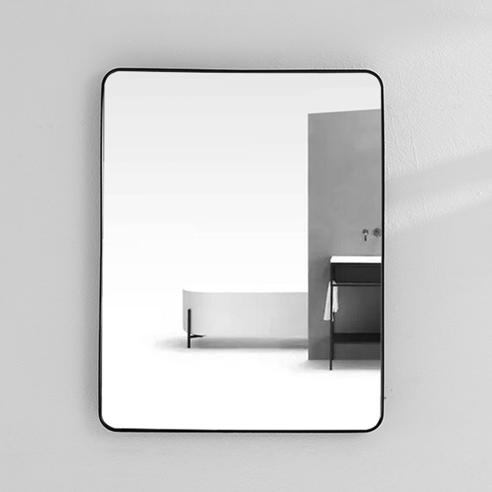 무타공 붙이는거울 사각 인테리어 화장대거울 40X50 벽걸이 현관 디자인 욕실거울