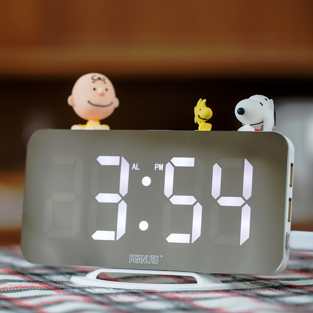 [보프렌즈] 스누피 LED 디지털 알람 탁상시계 (정품 라이센스) 인테리어 집들이 선물