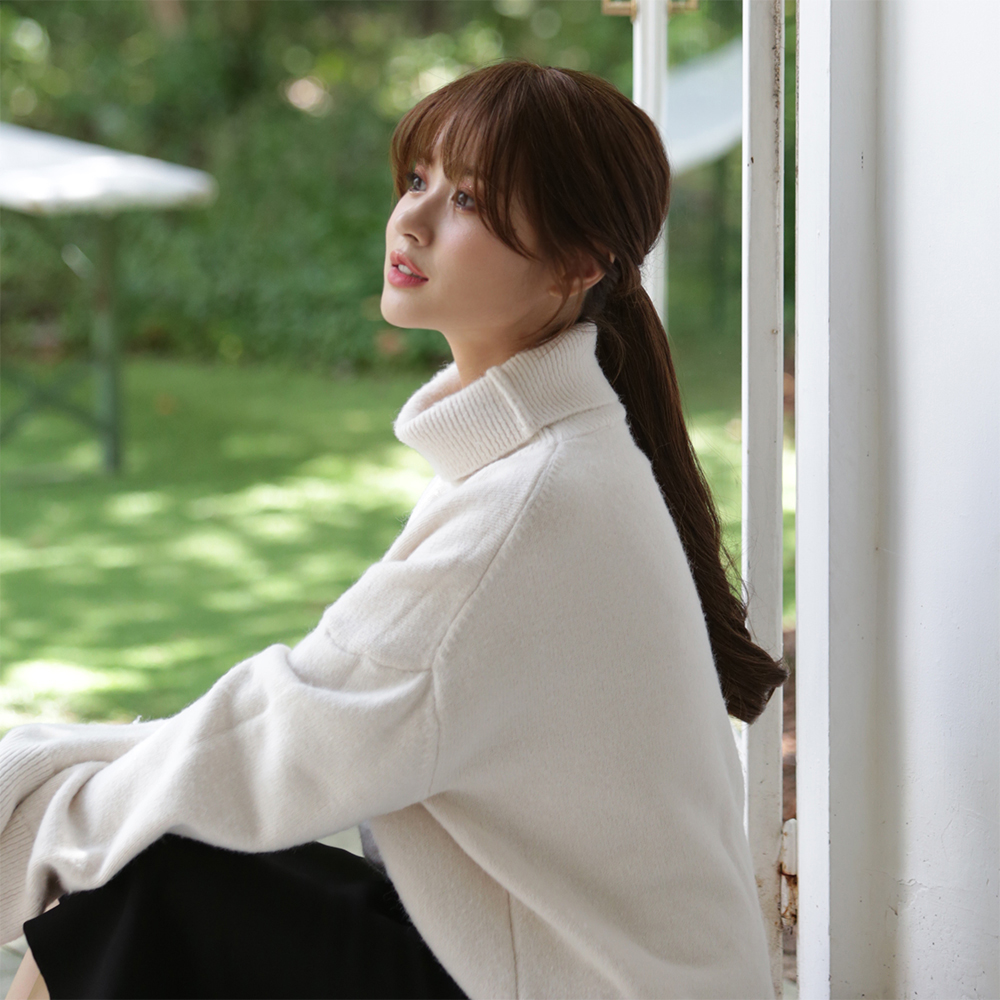 포니테일가발 부분 가발 와이어 붙임머리 루즈웨이브 - 상세 이미지 4