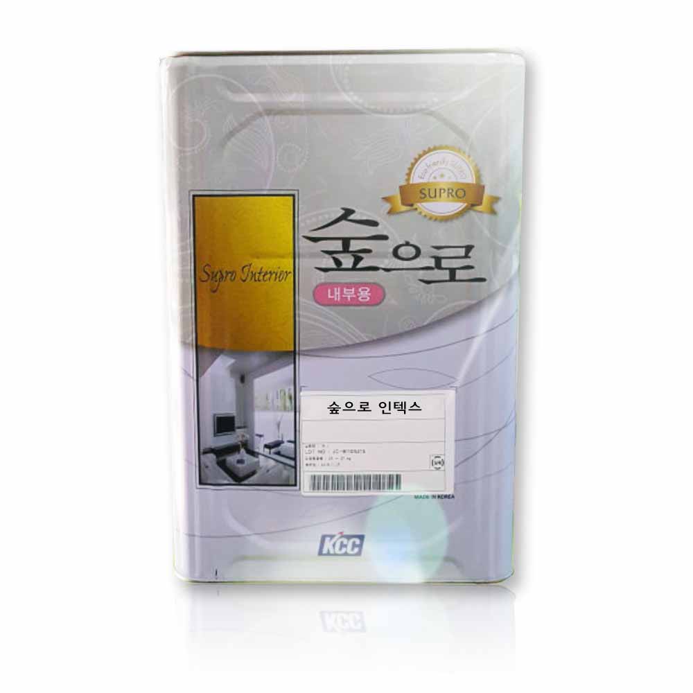 KCC 숲으로 인텍스 친환경 수성페인트 극무광 항균 항곰팡이 페인트 백색 18L - 메인 이미지