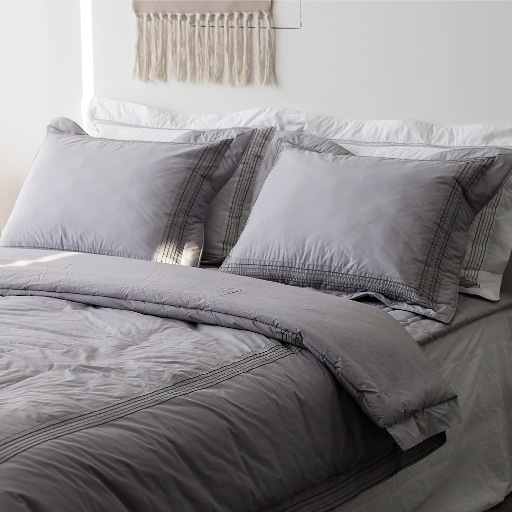 리눔아티카 신혼부부 순면 워싱 코튼 호텔 고급 차렵이불 베개 세트 퀸