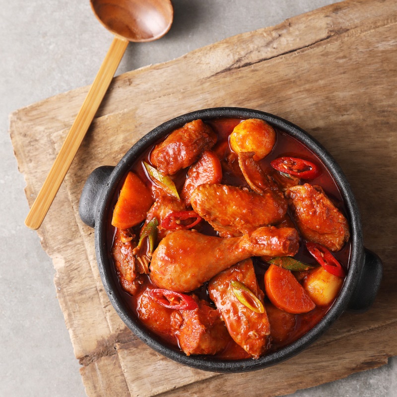[푸딩팩토리] 수비드 닭볶음탕 반마리 600g 국내산 닭고기 간단조리 간편식사 닭도리탕 - 상세 이미지 4