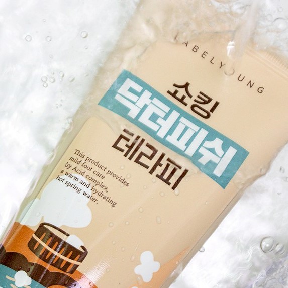 라벨영 쇼킹닥터피쉬테라피 200ml 풋필링젤 발스크럽제 발 뒤꿈치 각질 거친발 매끈 관리 - 메인 이미지